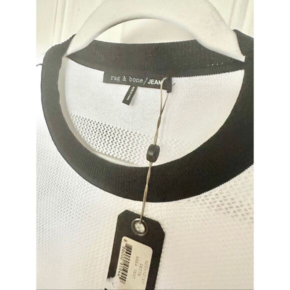rag & bone / Jean Shea Long-sleeve Mesh Top size XXS - Picture 6 of 11